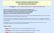 Homepage- und Suchmaschinen-Optimierung